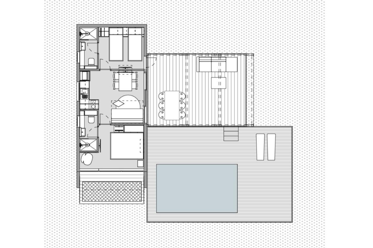 Familievakantiehuis met Zwembad - 1 Module